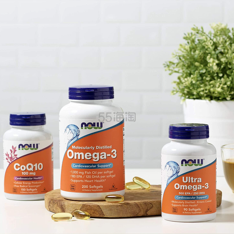 【0税费】Now Foods 诺奥 深海鱼油胶囊 500粒