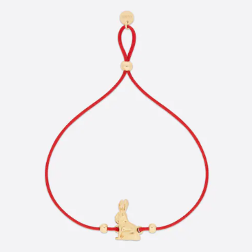 兔年新款！Dior 迪奥2023本命年小兔红绳手链