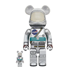 【定价优势】Bearbrick Project Mercury Astronaut 100% & 400% 套装