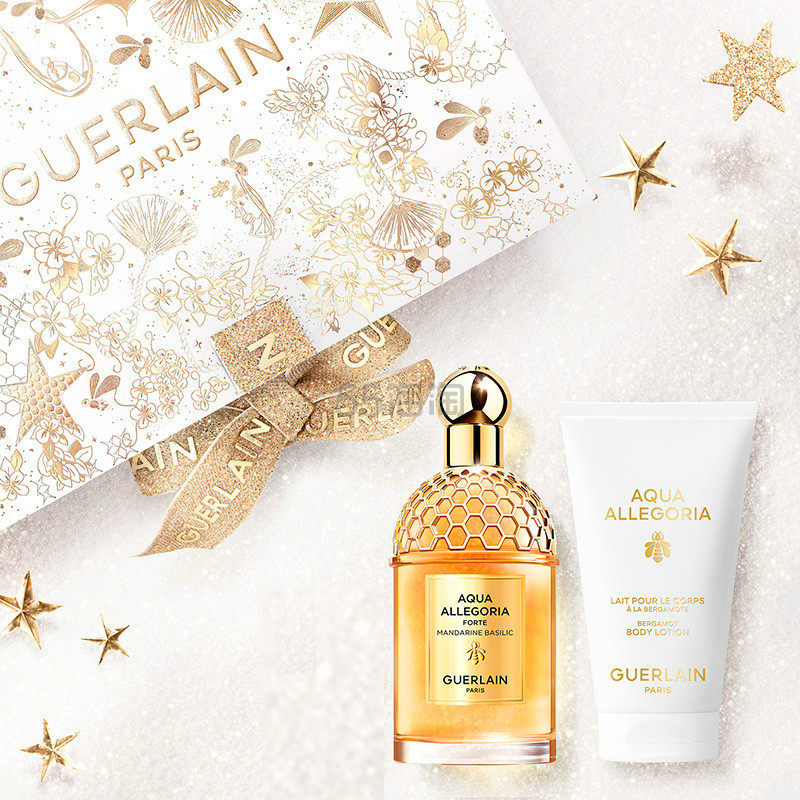 【荷兰直邮】Guerlain 娇兰 花草水语-柑橘罗勒 女士香水套装（EDP125ml+身体乳75ml）