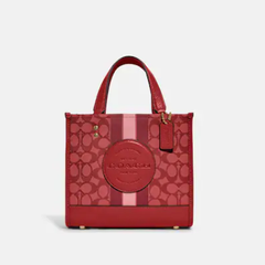 再降价！Coach 蔻驰 Dempsey Tote 22 红色托特包