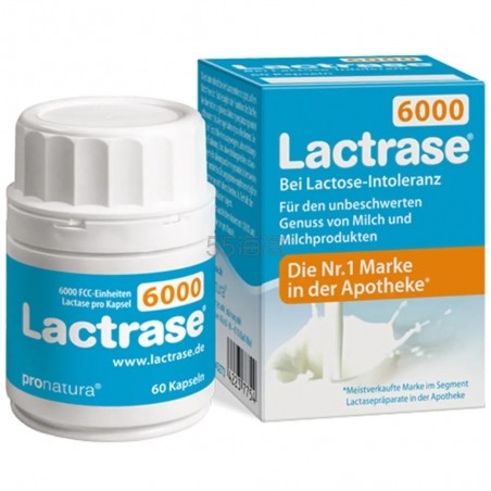 Lactrase 6000单位乳糖酶胶囊 60粒