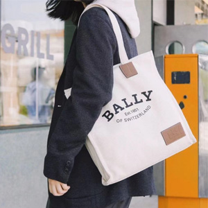 Bally 巴利 帆布托特包