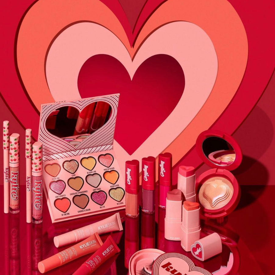 Kylie Cosmetics：情人节购物专区 腮红、唇釉、眼影盘