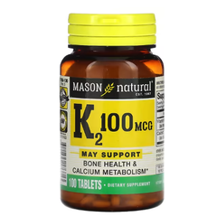 Mason Natural 维生素 K2 100微克 100片