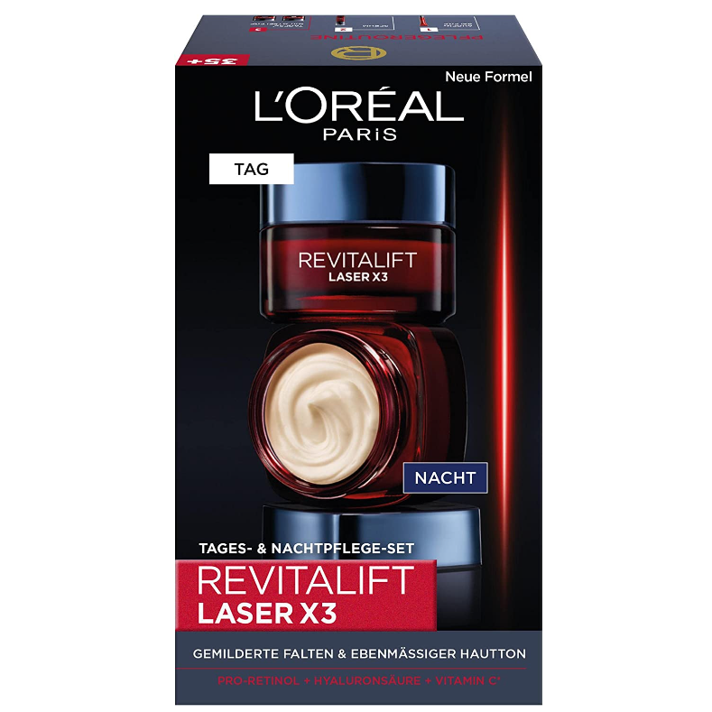 【含税直邮】L'Oreal Paris 巴黎欧莱雅 面部护理套装 2 x 50ml