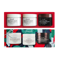 Fresh 馥蕾诗玫瑰红茶黑白面膜三件套（玫瑰面膜30ml+黑罐面膜30ml+白罐面膜30ml）