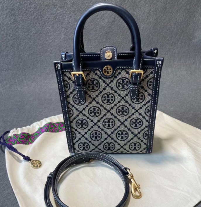 Tory Burch 美国官网剁手蓝色老花琴谱包，海淘攻略-55海淘社区