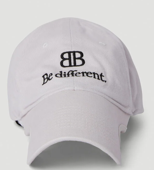 Balenciaga 巴黎世家 白色logo棒球帽