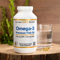特价！California Gold Nutrition Omega-3 优质鱼油 240粒