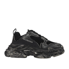 好价！BALENCIAGA 巴黎世家 Triples 运动鞋 做旧黑色