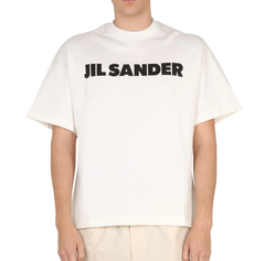 优势定价+额外9折！Jil Sander 白色Logo短袖