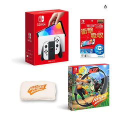 【含税直邮】Nintendo 任天堂 Switch OLED游戏家庭主机+《健身环大冒险》体感游戏套装 - 海淘优惠 - 55海淘