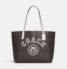 COACH 蔻驰 City Tote logo印花托特包 双色可选