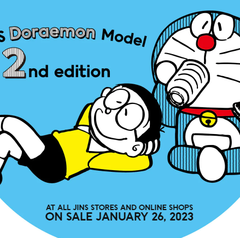 JINS X Doraemon 多款联名眼镜框新上市