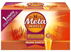 Metamucil 吸油纤维素膳食纤维粉 香橙味 30包 独立包装