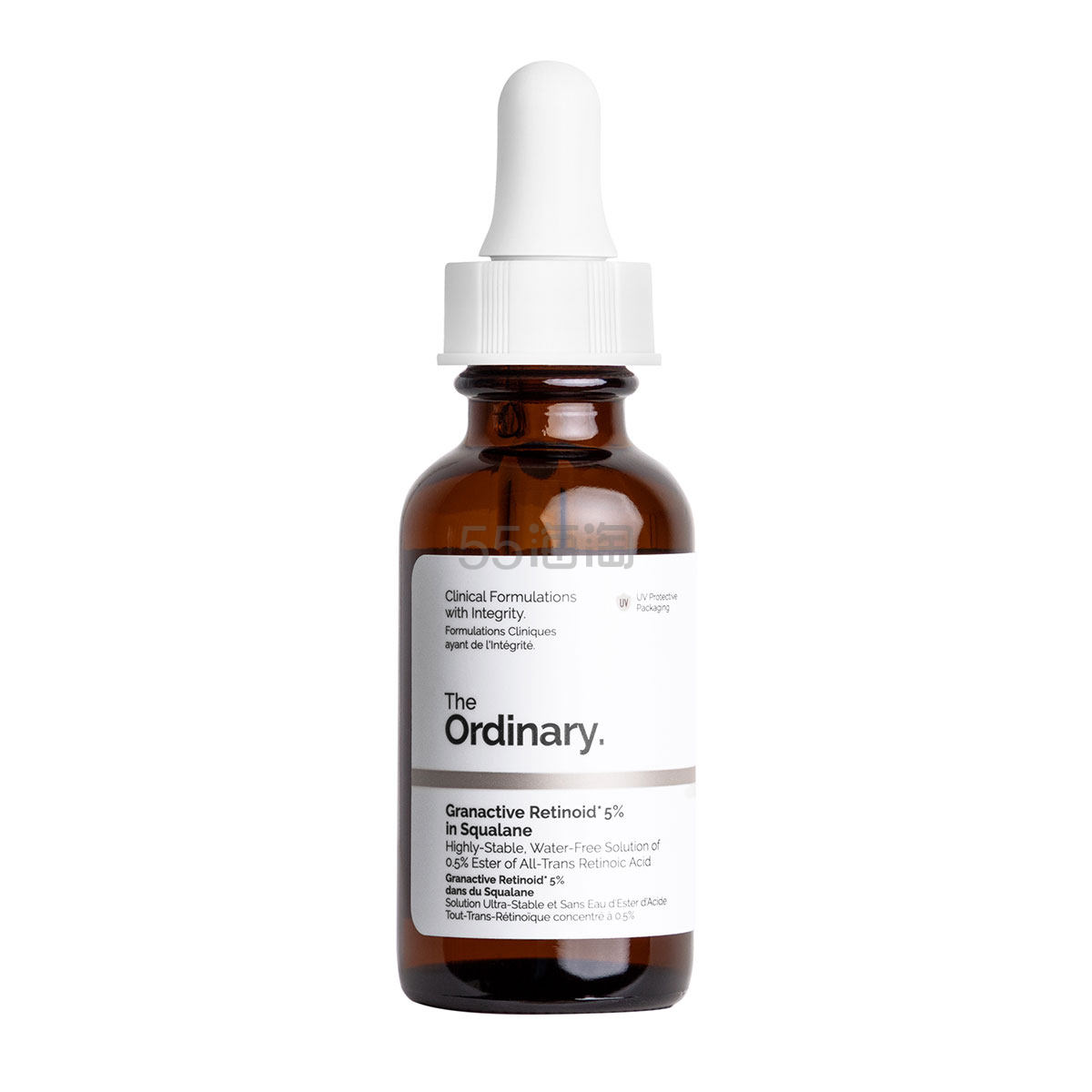 【单件含税】The Ordinary 含5%维他命A醇角鲨烷精华 30ml