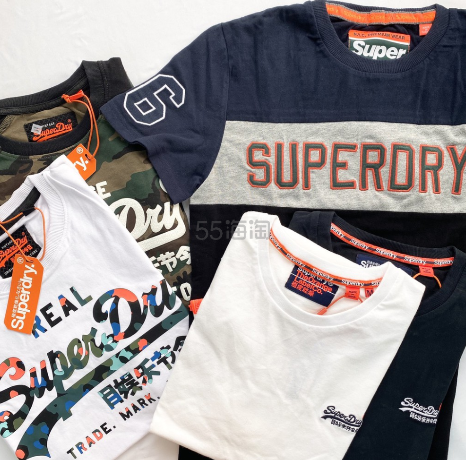 Superdry 英站：夏日T恤促销 男款3件£50