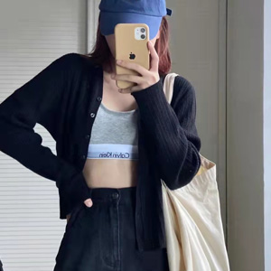 史低价！Calvin Klein Molded Logo大童款运动内衣