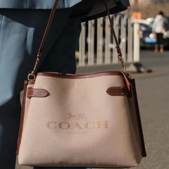 Coach Outlet：海量上新！入帆布拼牛皮系列