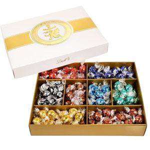 【含税直邮】降价！Lindt 瑞士莲 Lindor系列 夹心巧克力球鉴赏礼盒（8口味/‎1.57kg）