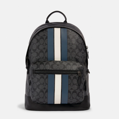 降价！Coach 蔻驰 West Backpack 老花双肩包