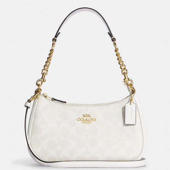 额外8折！Coach 蔻驰 Teri 冰川白腋下包