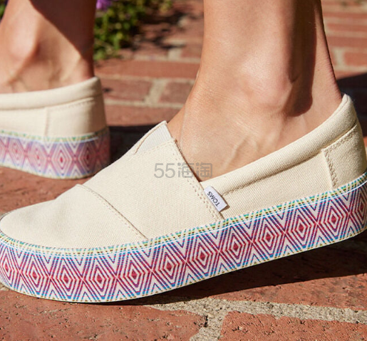 TOMS Shoes：新款休闲美鞋降价 桃心一脚蹬