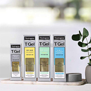 【含税直邮】Neutrogena 露得清 T/Gel 去屑洗发水 油性头皮及发质适用 250ml