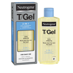【单件含税】Neutrogena 露得清 T/Gel 2合1去头屑洗发水护发素 250ml