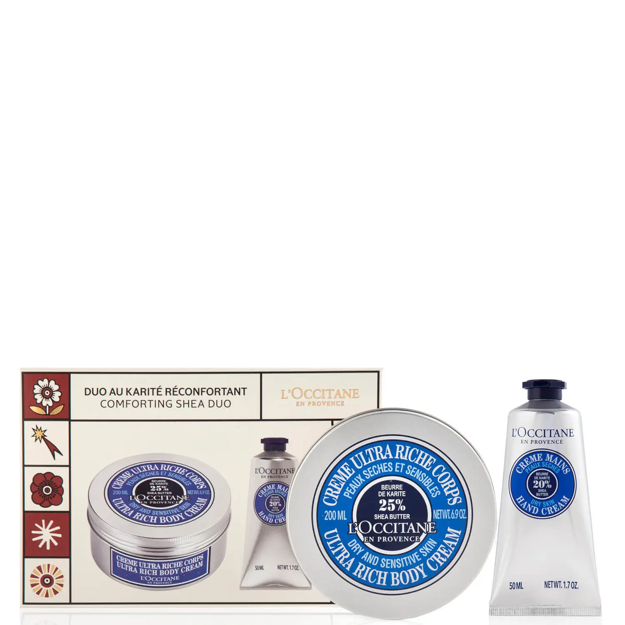 好价！L'Occitane 欧舒丹乳木果身体护理套装（价值$68）