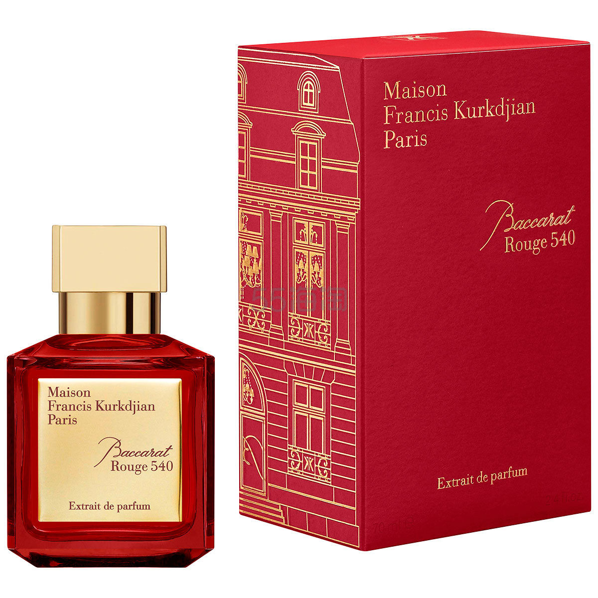 【1件92折，2件9折+赠品】MFK 香水#Baccarat Rouge 540 百家乐540(红瓶)  东方花香调  70ml 香精版
