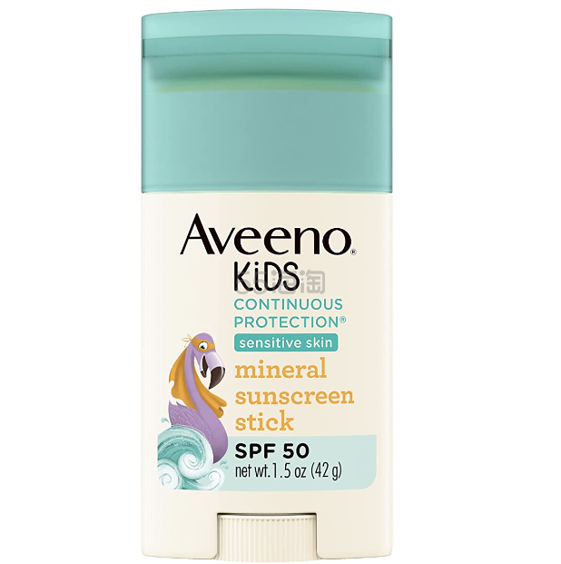 【含税直邮】 Aveeno艾维诺 儿童物理防晒棒 SPF 50 88ml
