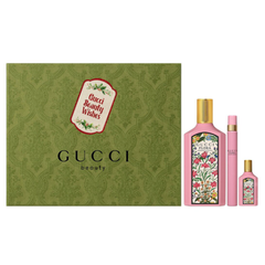 Gucci 古驰 Flora Gorgeous Gardenia 绮梦栀子香水三件套