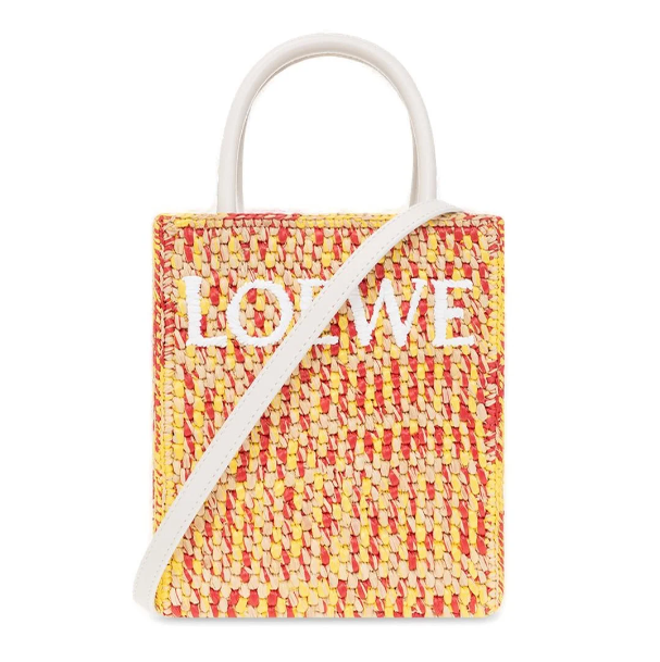定价优势+折扣！LOEWE 番茄炒蛋色 A5 Logo 托特包