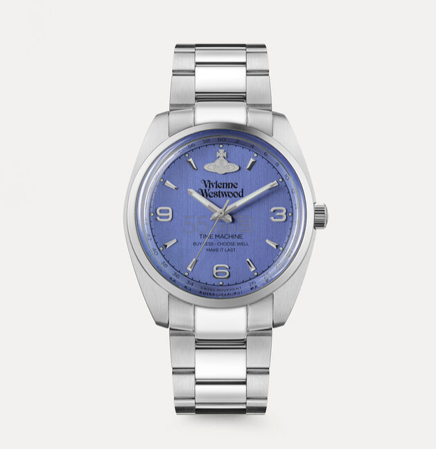 Vivienne Westwood 西太后 银蓝配色不锈钢手表