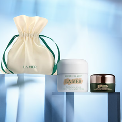 低门槛送礼！La Mer 海蓝之谜护肤套装（神奇面霜15ml+眼霜5ml）