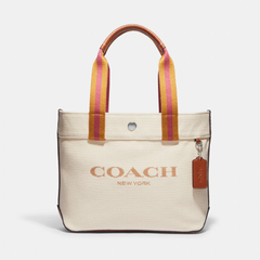 三色可选！Coach 蔻驰 Small Tote 新款托特包