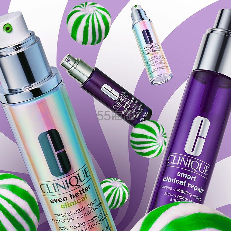 Clinique 美国官网：Smart系列护肤无门槛7.5折大促