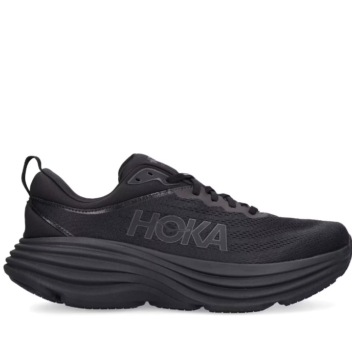 码超全！Hoka Bondi 8 Running 全黑运动鞋