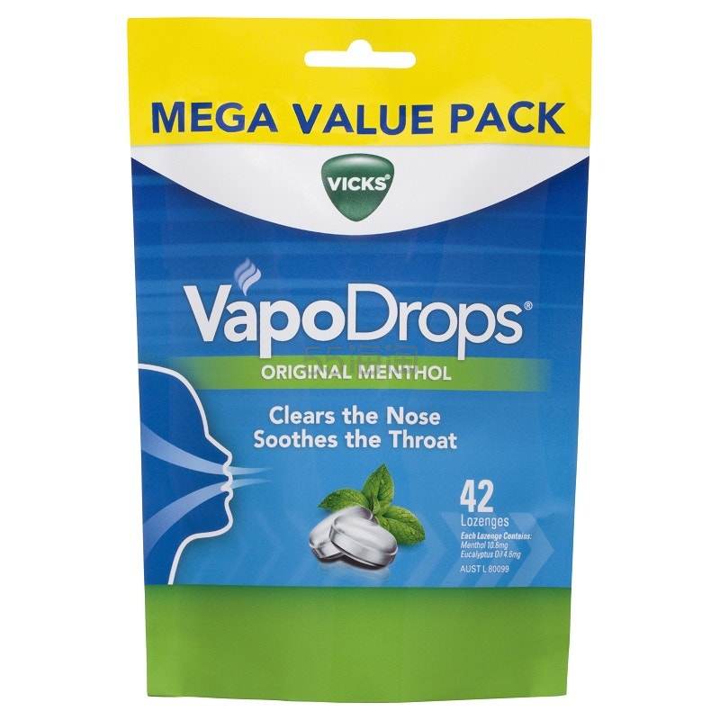 Vicks Vapodrops 薄荷味润喉糖 42粒