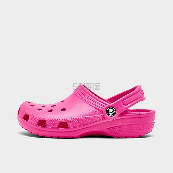 CROCS 卡骆驰 CLASSIC 经典款洞洞鞋 玫粉色 儿童款