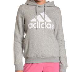 Adidas Logo Pullover 连帽卫衣 女款