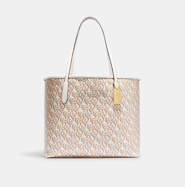 近期好价！Coach 蔻驰 City 老花托特包