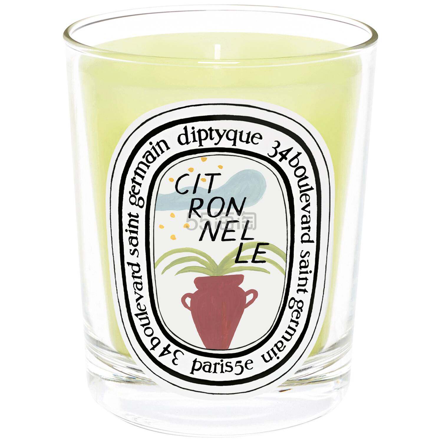 【2023夏日之光系列】Diptyque 蒂普提克 香氛蜡烛#Citronnelle 柠檬草 花果香调 190g