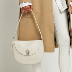 没见过这价！Savette The Tondo 光滑皮革单肩包