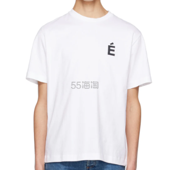 Études 白色 Wonder E字T恤