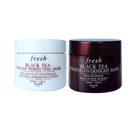 新低！FRESH 馥蕾诗 黑罐睡眠面膜100ml+白罐修护紧致100ml