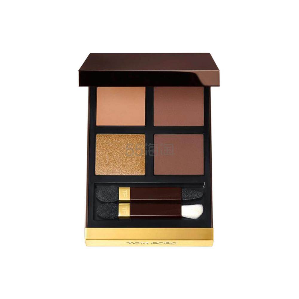 【清仓特价】TOM FORD 幻魅四色眼影盘金棕杏仁色 沙漠之狐  10g