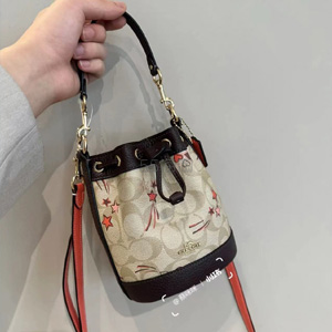 Coach 蔻驰 Dempsey 七夕限定款星河之恋 Mini水桶包